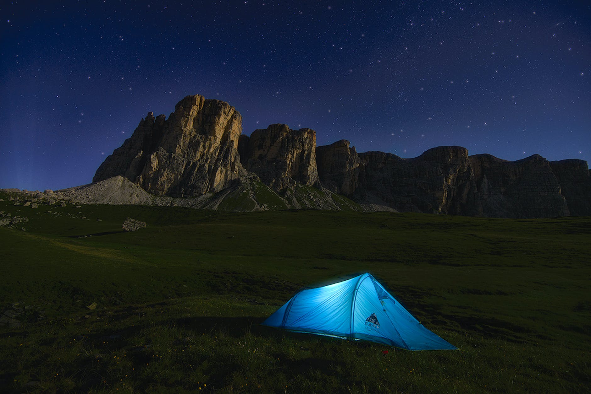 Tent camping